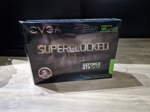 Placa De Vídeo Geforce Evga Gtx 1070 Superclocked 8gb