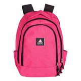 Mochila Urbana Escolar Porta Notebook Ac450 Color Fucsia Melange Diseño De La Tela Liso