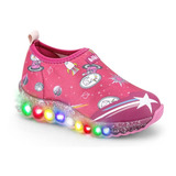 Zapatillas Led Luces Bibi 23/33 Art 1079178 Prende Al Pisar