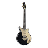 Mini Guitarra Brian May Black & Gold - Marca Axe Heaven