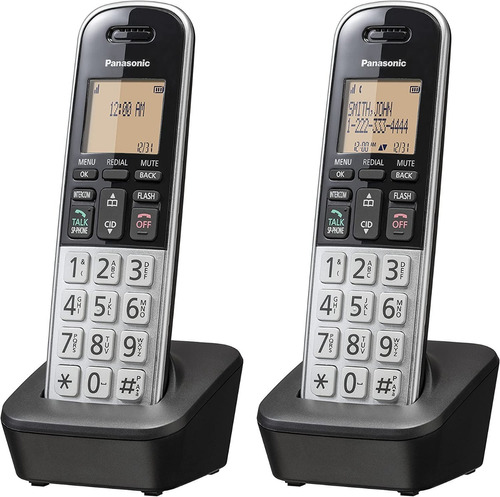 Teléfonos Inalámbricos Dect 6.0 Pantalla Lcd Pack2 Panasonic