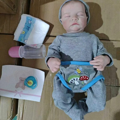 Npk 50cm Muñeca Niña Bebé Reborn Cuerpo Completo De Silicona | Envío gratis