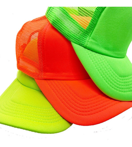 Gorra Trucker Fluo Plena 