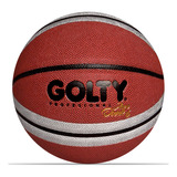 Balón Baloncesto Golty Profesional Aero No. 6-marron/plata Color Marron/plata