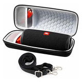 Estuche Altavoz Bluetooth Compatible Con Jbl Flip 5 4 Negro