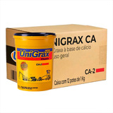 Graxa Ca-2 Lubrificante Para Indústria Pesadas 1kg Kit C/12
