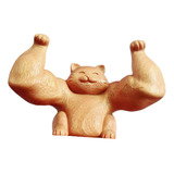 Estátua De Gato Pequeno, Estátua De Gato Muscular,