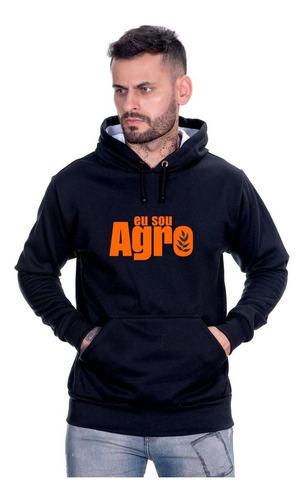 Moletom Blusa De Frio Fazenda Agropecuária Eu Sou Agro 