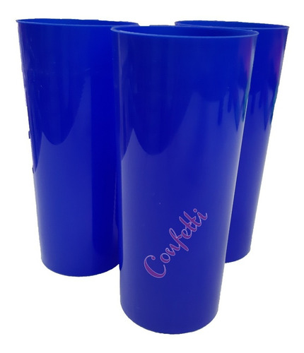 10 Vasos Trago Largo Flex Color 