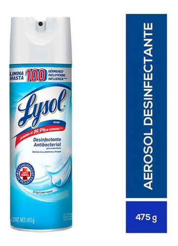 Lysol Aerosol Desinfectante Frasco Con 475 G