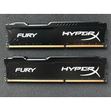 Kit Memoria Kingston Hyperx Fury Ddr3 1600mhz 2x8 16gb C10 B