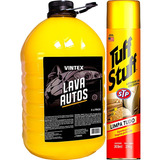 Shampoo Vonixx + Tuff Stuff Limpa Banco Sofa Teto Automotivo