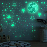 Set De Pegatinas Luminosas Con Estrellas Y Luna