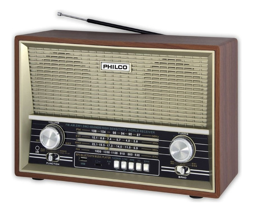 Radio Retro Vintage Philco Madera Vt500