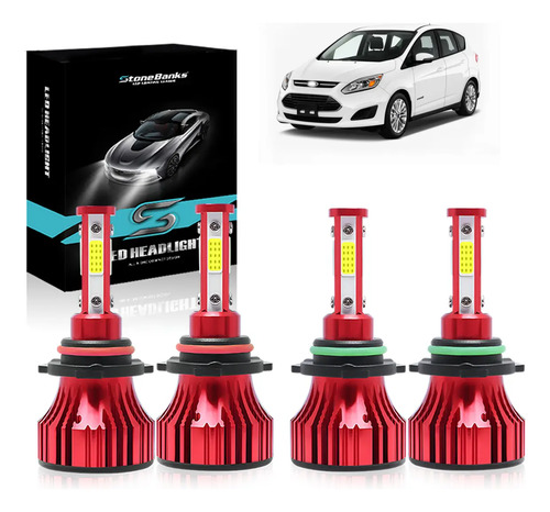 Kit De Faros Led Para Toyota Luz 9005/9006 Alta/baja 28000lm