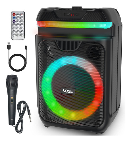 Máquina De Karaoke Para Niños, Altavoz Bluetooth Portátil Co