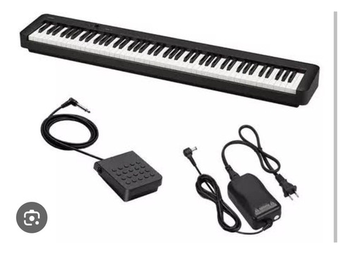 Piano Casio Cdp S150 Digital Preto C/ Fonte + Pedal Sustain