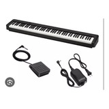 Piano Casio Cdp S150 Digital Preto C/ Fonte + Pedal Sustain