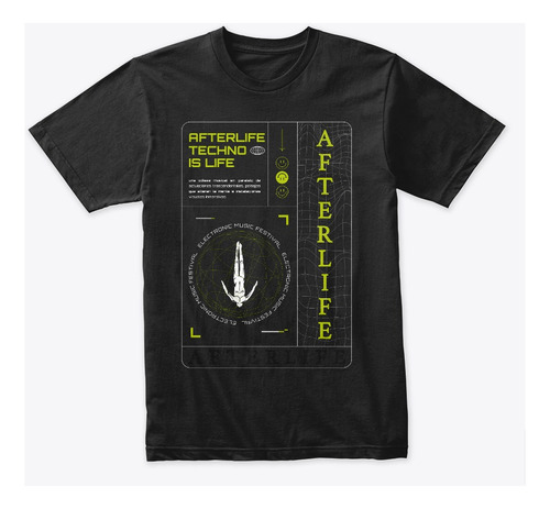 Camiseta Afterlife Techno Is Life 2024