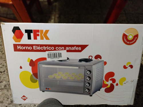 Horno Electrico Con Anafes Tfk 65 Lts - Funciona Perfecto