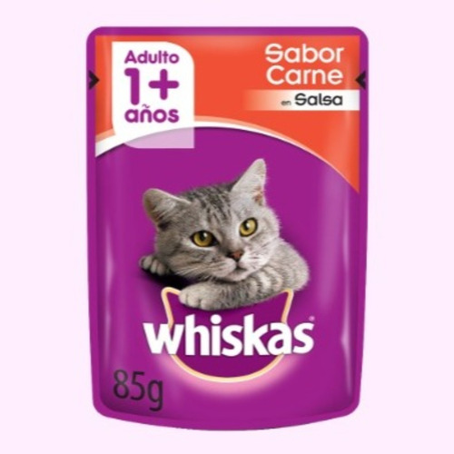 Snack Pouch Salsa Sobrecito Gato  Whiskas Bocadito X 2 Uni