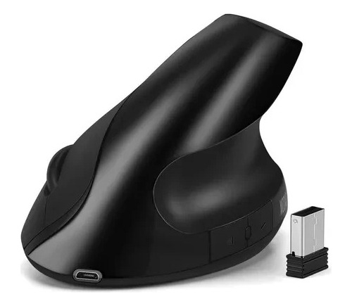 Mouse Vertical Inalámbrico, Ergonómico Y Recargable 2.4g