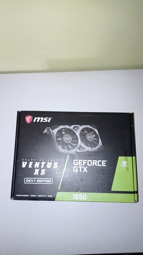 Gpu Gtx 1650 Msi Ventus Ocv1 4gb Ddr6 Leer Descripcion !!!