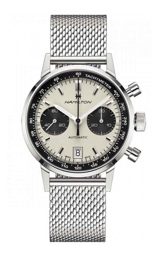 Reloj Hamilton Classic Intra-matic Chrono C/ Brazalete Acero