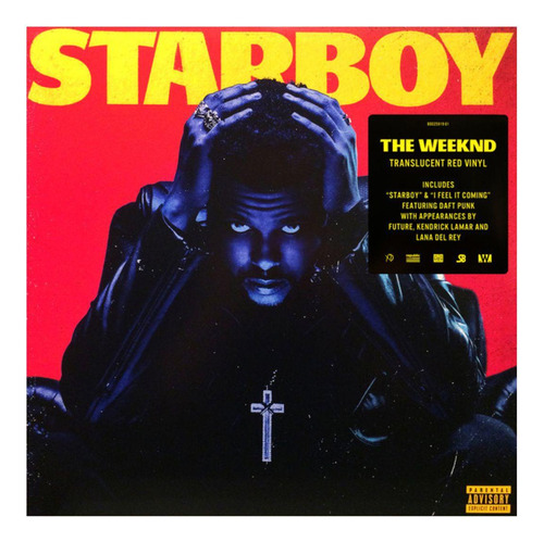 The Weeknd - Starboy (translucent Red Vinyl) 2lp Vinilo