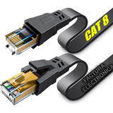 Cable De Red Utp Cat 8 Rj45 Ethernet Lan 3m Ponchado 40gbps