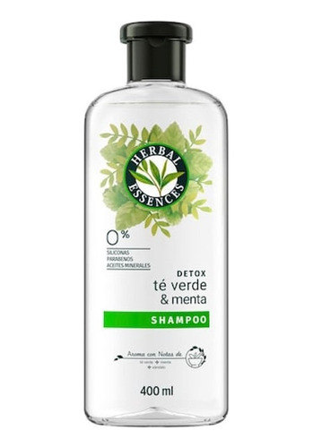 Shampoo Herbal Essences Detox Te Verde Menta 400ml