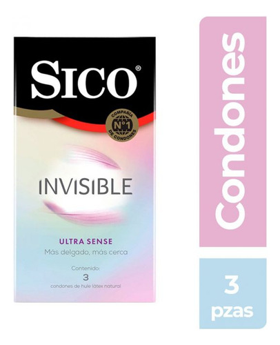 Sico Invisible 3 Condones