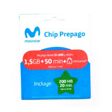 Chip Movistar Pack X 50 