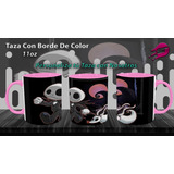 Taza Borde Color Alusiva Al Extraño Mundo De Jack Jack-014