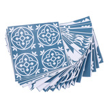 Adhesivo Para Azulejos, 24 Piezas, Estampado Floral Autoadhe