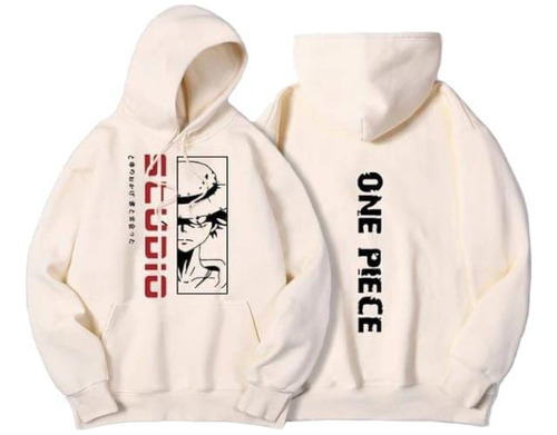 Buzo Monkey D. Luffy Hoddie Con Capota One Piece Studio 