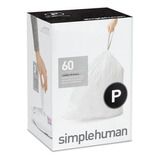 Simplehuman Bolsas Para Basura - Código P - Uline - 60/paq