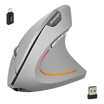 Bluetooth Ratón Inalámbrico Vertical Ergonómico Recargable