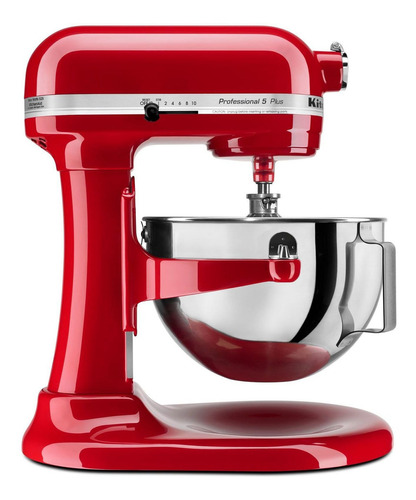 Batidora De Pedestal Kitchenaid Professional 5 Plus Series Kv25g0x Empire Red 60 Hz 120 v