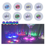 Luces De Botella 20pcs, Glorificador De Botella Rgb, Pegatin