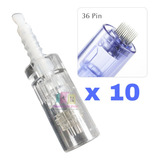 Set 10 Agujas De 36 Pin Para Dermapen Dr Pen M7 M5 N2 Y Mym