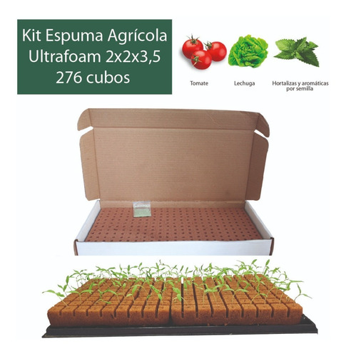 Kit Espuma Agrícola Para Hortalizas