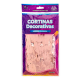 Cortina Metalizada Cotillon Colores Decoracion Cumpleaños X1