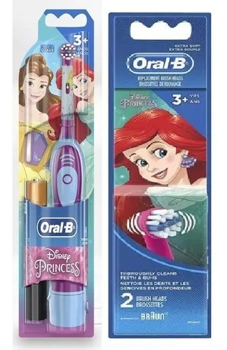 Oral B Kit Cepillo Eléctrico Kids Disney Princess + 2 Repues