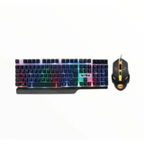 Teclado Gamer + Mouse Rgb Usb Weibo Wb-550 Gaming