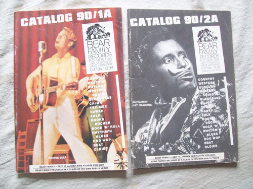 Lote De 2 Catálogos De Discos Vintage En Inglés - 1989/90