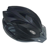 Capacete De Ciclismo  Bike Bicicleta C/ Luz Led E Viseira