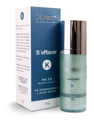 Seffacer Gel K 4% 30gr Dailyderm Tipo De Piel Todo Tipo De Piel