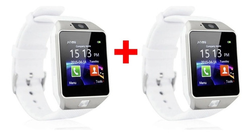 2 X Fitness Teléfono Celular Reloj Inteligente Dz09 Smartwat