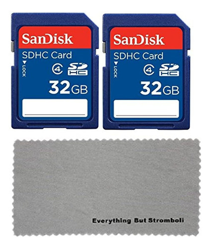 2 pack Sandisk 32 gb Tarjeta De Memoria Flash Sdhc